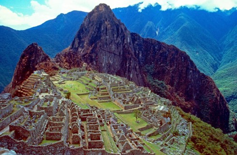 Machu Picchu, Andean Highlands, Peru, South America, September 1997, vintage, retro, old, historic