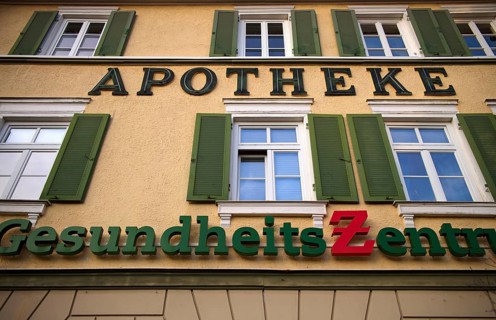 Market pharmacy, Ludwigsburg, Baden-Württemberg, Germany