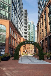 Washington, DC - The Stacks, a mixed use housing development, with 1, 100 apartments, in the