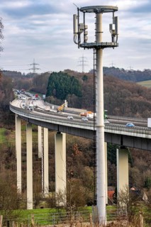 The Wiehl Valley Bridge, A4 motorway, the motorway bridge is considered extremely dilapidated,