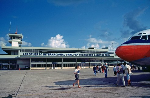Airport, Iquitos, Peru, South America, September 1997, vintage, retro, old, historic