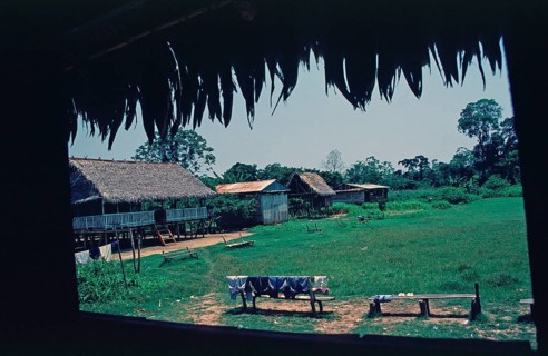Pantoja village near Iquitos, Peru, South America, September 1997, vintage, retro, old, historic