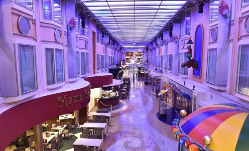 Restaurants on the Color Line ferry, on the way to Norway