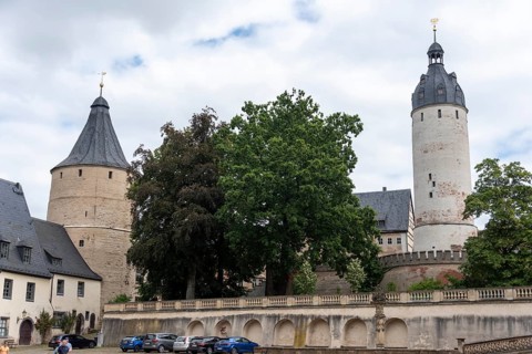 Castle Tower, Schlossberg in Altenburg, Thuringia, Germany