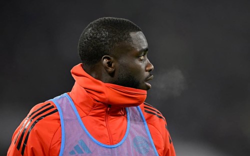 Dayot Upamecano FC Bayern Munich FCB (02) portrait Allianz Arena, Munich, Bavaria, Germany