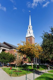 Harvard University Memorial Church, Steeple, Indian Summer, Memorial Church of Harvard University,