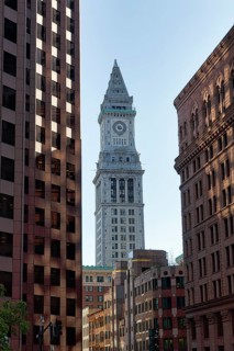 Skyscraper, Clock Tower, Custom House Tower in Boston, Marriott Vacation Club, Colonial Style,