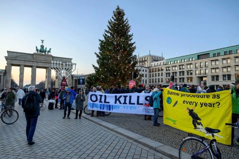 Scientists Rebellion at Fridays for Future rally on 10 years of Paris Agreement and 7 years of