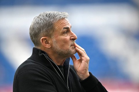 Board of Sports Stefan Kuntz Hamburger SV HSV Portrait thoughtful gesture gesture PreZero Arena,