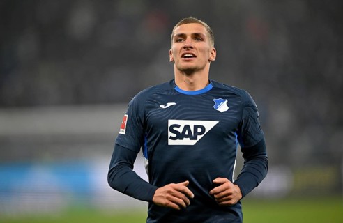 Grischa Prömel TSG 1899 Hoffenheim (06) portrait PreZero Arena, Sinsheim, Baden-Württemberg,