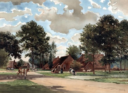 Eext is a village within the municipality of Aa en Hunze in the Dutch province of Drenthe,