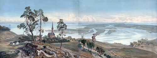 The Szczecin Lagoon, also known as Oderhaff and Pomeranian Lagoon, an inner coastal body of water