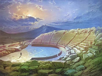 The Theatre of Dionysus in Athens was the most important theatre in ancient Greece and is