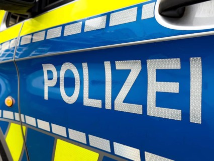 Police lettering on police car Police car Emergency vehicle patrol car, Germany