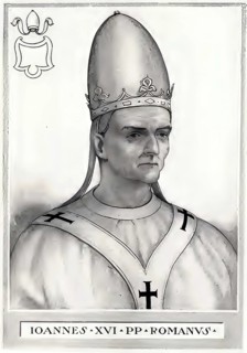 John XVI (born in Rossano, died 26 August 1001 in Rome), with the secular name John Philagathos
