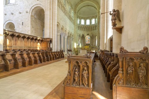 Abbey of Fleury (Benedictines), Saint-Benoît-sur-Loire, Département Loiret, France