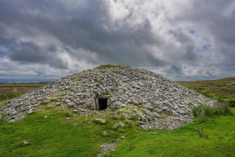Megalith grave of, Carrowkeel, Templevanny, County Sligo, Ireland