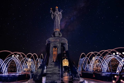 Krasnodar before the New Year. Russia