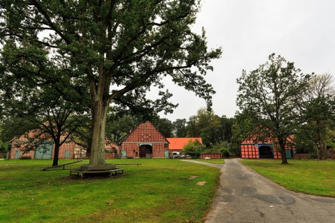 Rundling Museum, open-air museum in Rundlingsdorf Lübeln, Rundling settlement, Runddorf,