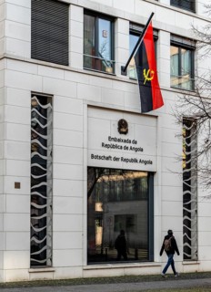 Embassy of the Republic of Angola in close proximity to the Foreign Office building, Berlin,