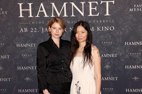 Jessie Buckley and Chloé Zhao, Hamnet, German premiere at the Delphi Filmpalast, Berlin, 8.12.2025