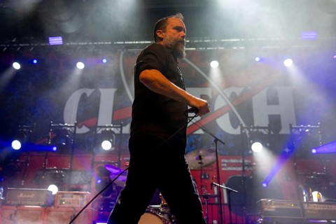 Neil Fallon, singer of Clutch, live on UK & European Tour 2025 at Huxley's New World in Berlin on