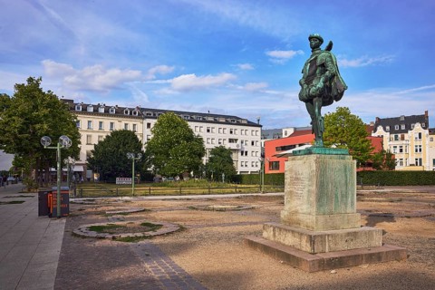 Wilhelm von Nassau-Oranien monument, general architecture, construction site redesign, square,