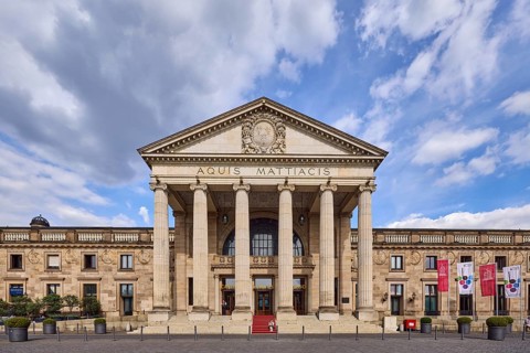 Spa hotel, neoclassical style with elements of Art Nouveau, architect Friedrich von Thiersch,