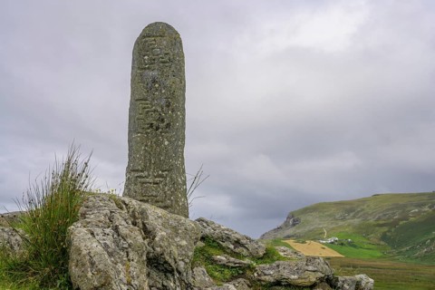 Turas Cholmcille Town, Glencolumbkille, County Donegal, Ireland