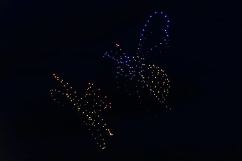 D, drone show