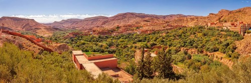 MAR, Draa, Valley, Pano, HDR