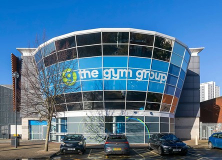 The Gym Group building, Cardinal Park, Ipswich town centre, Suffolk, England, UK
