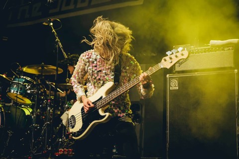 Charlotte Cooper, singer and bass player from The Subways live on For Eternity Tour 2025 at Hole44