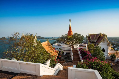 Wat Khao Chong Krachok, Prachuap Khiri Khan, Prachuap Khiri Khan Province, Central Thailand,