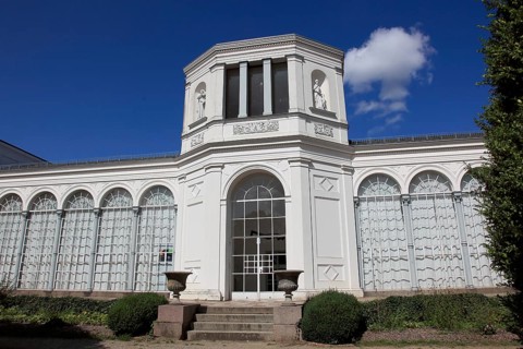 Putbus orangery on the island of Rügen, Vorpommern-Rügen district, Mecklenburg-Western Pomerania,