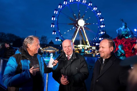 Kai Wegner, Governing Mayor of Berlin, at the opening of the Berlin Christmas Market on