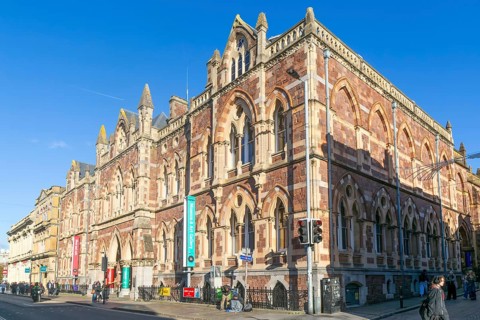 Museum and Art gallery, Royal Albert Memorial Museum building RAAM, Exeter city centre, Devon,
