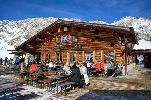 Bergrestaurant Sonnalpin am Zugspitzplatt, Grainau Municipality, Garmisch-Partenkirchen District,