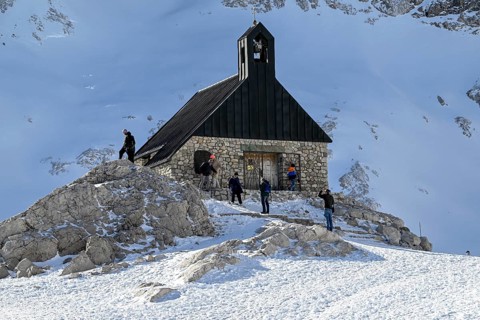 Kapelle Maria Heimsuchung am Zugspitzplatt, Grainau Municipality, Garmisch-Partenkirchen District,