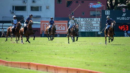 Scene at the 132nd Argentinean Open Polo Championship (Spanish 132nd Abierto Argentino de Polo de