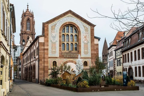 Museum, Bibliothèque humaniste, Humanist Library, Sélestat, Schlettstadt, Alsace, Bas-Rhin