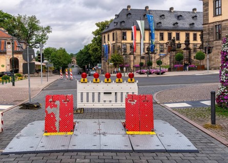 Armis One, Temporary Event Security, mobile roadblock, Fulda, Hesse, Germany
