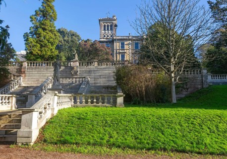 Reed Hall, historic listed Italianate mansion, Streatham Campus, University of Exeter, Exeter,