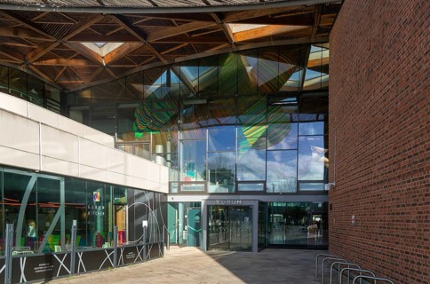 Exterior of the Forum building, Streatham Campus, University of Exeter, Exeter, Devon, England, UK