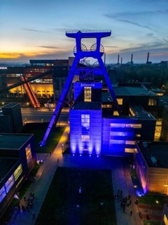 International Children's Rights Day, in addition buildings around the world are illuminated blue,