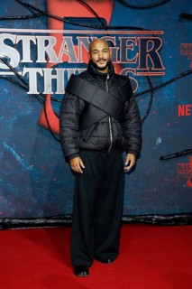 Malick Bauer at the Stranger Things fan event in Hangar 7 at Tempelhof Airport in Berlin on 18.11