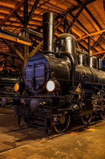 Legendary Austrian Southern Railway No. 415, pulled the court train of Empress Elisabeth, Sissi,