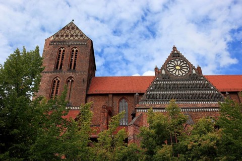 St. Nicholas Church, important building of North German brick Gothic and part of the UNESCO World