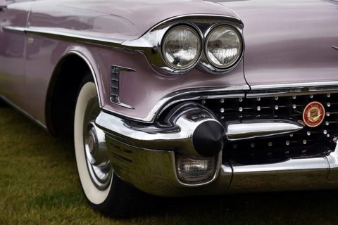 Cadillac Sedan DeVille at classic car meeting in Büsum, Schleswig-Holstein, Germany