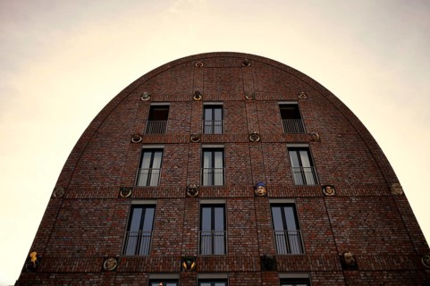Villa Visconti, also House of Heads, Bietigheim-Bissingen, Baden-Württemberg, Germany